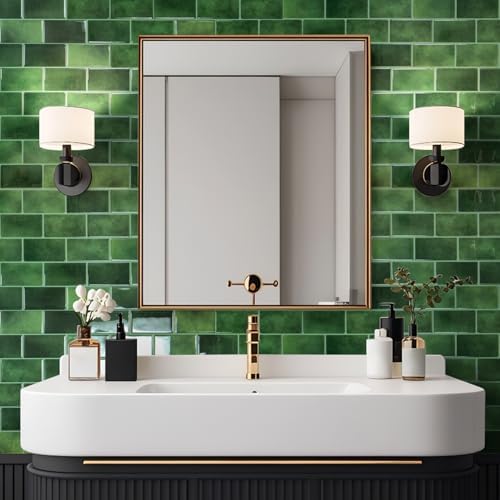 Art3d 10-Pack Subway Tiles Peel and Stick Backsplash, Green, 12 x 12 Inch - Image 4