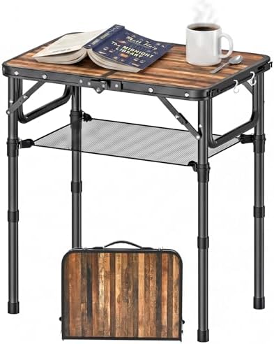 YihuiKo Folding TV Tray, Lightweight Portable Small Foldaing Table by YihuiKo