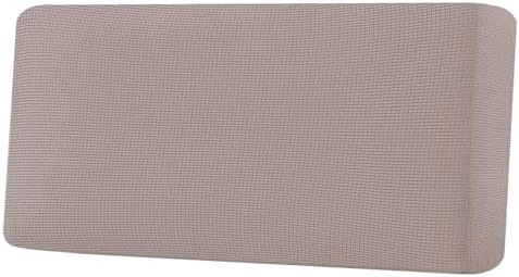 H.VERSAILTEX Super Stretch Individual Seat Cushion Covers Sofa Covers Couch Cushion Covers Slipcover Sets Thick Jacquard Textured Twill Fabric (1 Piece Sofa Cushion Cover, Sand) by HVERSAILTEX