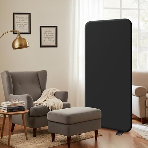 DECOLAB Freestanding Room Partition Divider Panel 29"x65" Midnight by DECOLAB