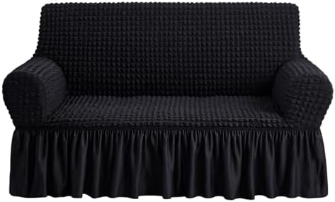 NICEEC Loveseat Covers Washable Love Seat Couch Covers Slipcover with Skirt by NICEEC