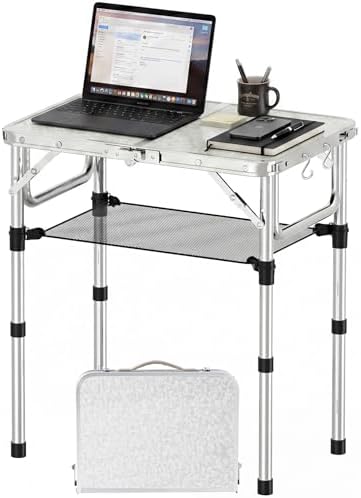 YihuiKo Folding TV Tray, Lightweight Portable Small Folding Table by YihuiKo