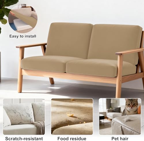 4 Pcs Outdoor Cushion Covers, Patio Sofa Cushion Covers Replacement - Image 4