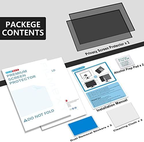 FILMEXT 2 Pack 23.8 inch Computer Privacy Screen Filter - Image 6