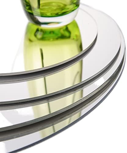 7.87" Round Acrylic Mirror Tile, 0.06" Thick Plastic Wall Mirror - Image 4