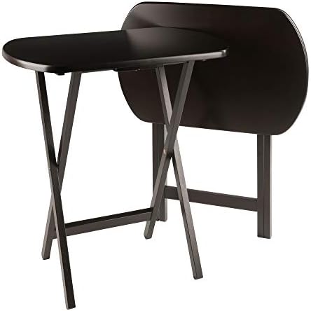 Winsome Corbett Set of 2 Oversized Foldable Snack Tables by Winsome