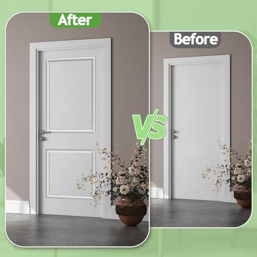 Colingmill 1 Set Peel and Stick Door Moulding, Classic, 22"x36"+22"x24" - Image 3