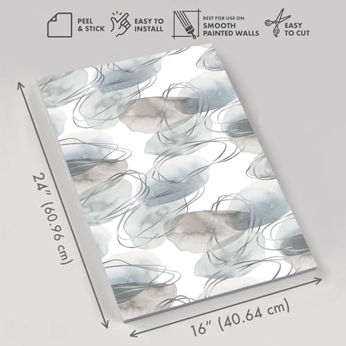 Peel and Stick Wallpaper Panels, Winner Circles, 8-Pack | 16 x 24 in panel size; Covers up to 21.33 sq ft; Vinyl peel & stick; No paste needed; Great for walls, shelves & cabinets. - Image 6