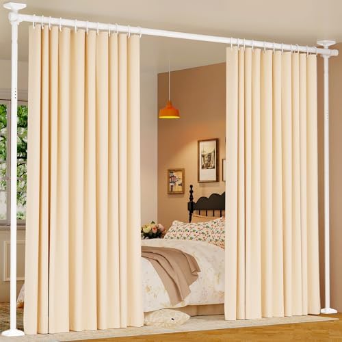 Goovilla Room Divider for Room Separation, 4-10ft(H) 28-70inch(W), White by Goovilla