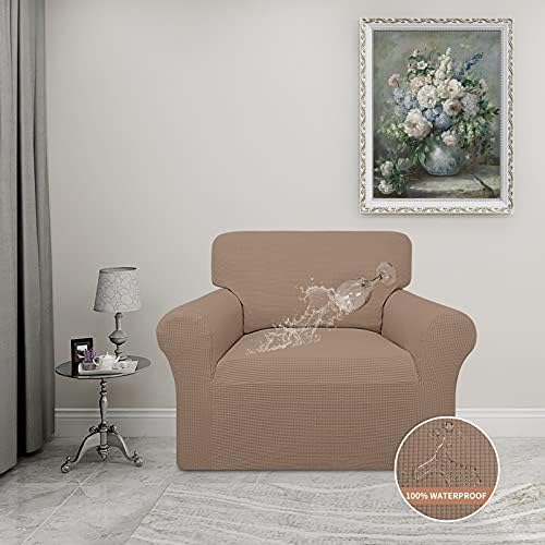 Easy-Going 100% Waterproof Chair Couch Cover, Stretch Jacquard Sofa Cover - Image 2