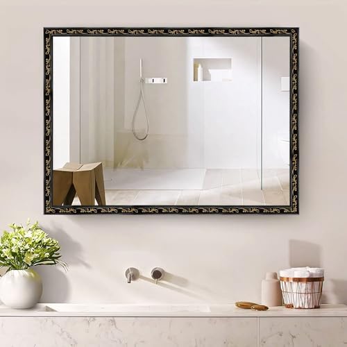 Black Gold Crown Molding Peel and Stick, 1.8" x16.4FT Flexible PVC Wall Trim, Self-Adhesive Mirror Frame Border for Home Decor, Molduras Decorativas para Paredes - Image 4
