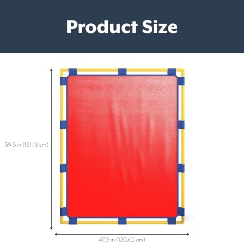 Children's Factory Room Divider 59.5" x 47.5", Red, Big Screen - Image 2
