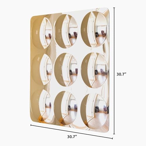 Spark & Wow Sensory Wall Toddler Mirror, 9 Bubbles, for Ages 6m+ - Image 3