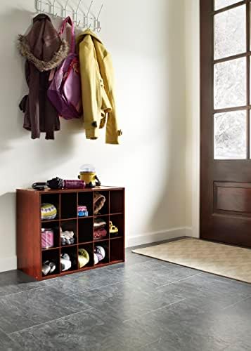 ClosetMaid 15 Cube Stackable Storage Organizer for Shoes, Bags, Crafts, Hobbies with Wood Shelves, for Closet, Entryway or Mudroom, Dark Cherry - Image 6