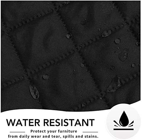 Easy-Going Reversible Couch Cover, Chaise Lounge, Black/Black - Image 6