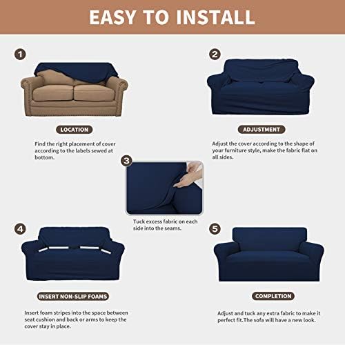 Easy-Going 100% Waterproof Chair Couch Cover, Stretch Jacquard Sofa Cover - Image 5