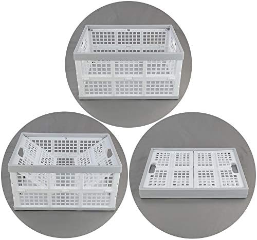 Vababa 28 L Plastic Collapsible Storage Bins, Set of 3 - Image 4