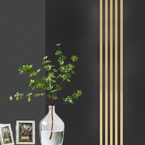 Coengwui Peel and Stick Metal Molding Trim, Self-Adhesive Stainless Steel for Wall, Fireplace, Mirror Edging and Craft Decoration (Brushed Gold, 20ft x 0.6in) - Image 6