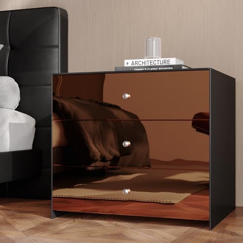 VaryPaper 15.7''x78.7'' Brown Mirror Contact Paper Peel and Stick Mirror Wallpaper Flexible Self Adhesive Mirrored Vinyl Sheet for Crafts Cabinets Home Decor Cuttable Reflective Mirrored Wall Stickers - Image 4
