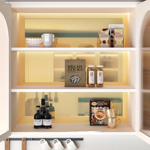 Wallercity Glossy Gold Mirror Stickers Peel and Stick Mirror Wallpaper for Countertops Dresser Crafts Metallic Mirrors Contact Paper for Walls Table 24''x118'' Flexible Non-Glass Vinyl Adhesive Sheets - Image 6