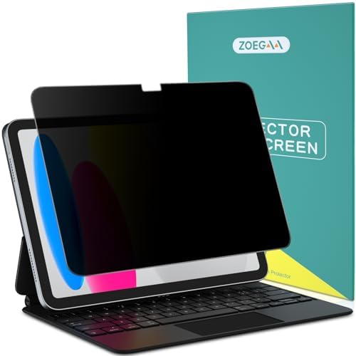 ZOEGAA iPad A16 Privacy Screen Protector For 10.9/11 Inch 2022/2025 Release. by ZOEGAA