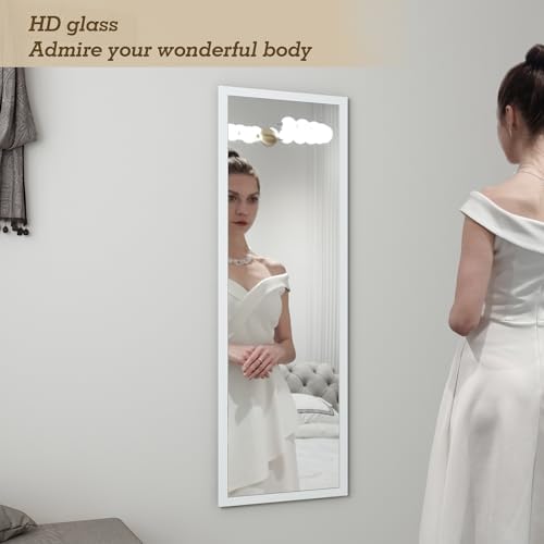 Over The Door Full Length Mirror Wall Mounted Hanging Full Body Length - Image 2