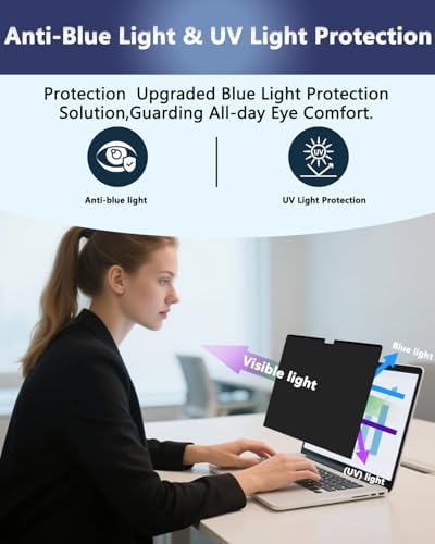 Magnetic Privacy Screen Protector for MacBook Air 13.6/13 Inch (2022-2026) - Image 5