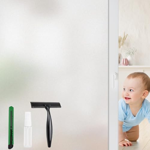 STATINT Frosted Glass Privacy Window Film UV Blocking, 35.4in x 8.2ft by STATINTWINDOWFILMS