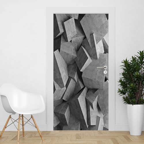 3D Stickers Murals Peel and Stick Removable Door Decals Wallpaper for Home Office Bedroom Living Room Wall Decoration 30.3"W x 78.7"H,SP-F24091 - Image 3