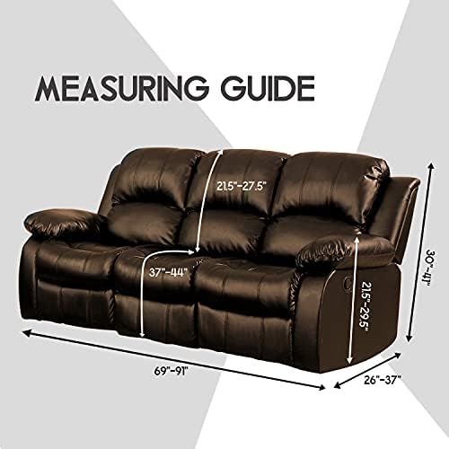 ULTICOR Velvet 8-Pieces Recliner Sofa Covers Stretch Reclining Couch Covers for 3 Cushion Reclining Sofa Slipcovers Furniture Covers Thick Soft Washable (3 Seater Recliner Cover, Deep Teal) - Image 6