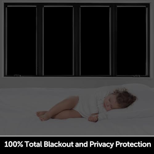 HIDBEA Mirror Blackout Window Film, 100% Light Blocking,35.4in x 6.5ft - Image 2