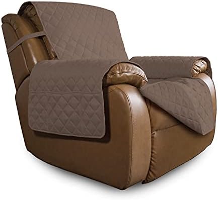Easy-Going Reversible Couch Cover, Oversized Recliner, Brown/Brown by Easy-Going