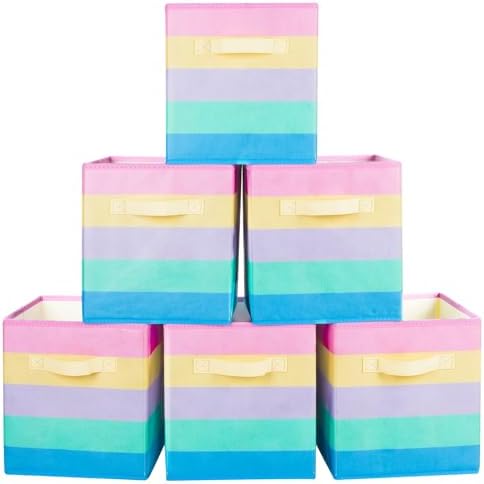ShellKingdom Storage Bins, Foldable Fabric Storage Cubes And Cloth Storage by ShellKingdom