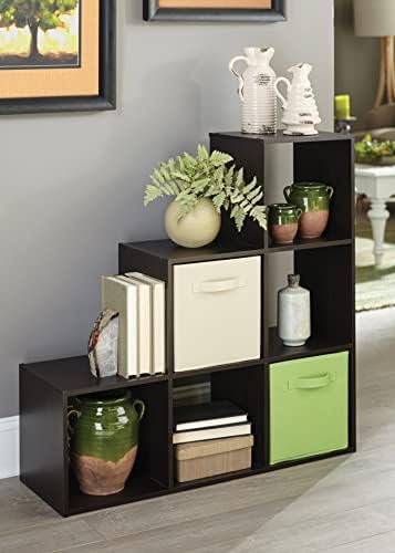 ClosetMaid Cubeicals 3-2-1 Cube Storage Shelf Organizer Bookshelf - Vertical/Horizontal, Easy Assembly - Espresso Wood Finish - Image 2