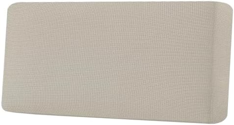H.VERSAILTEX Super Stretch Individual Seat Cushion Covers Sofa Covers Couch Cushion Covers Slipcover Sets Thick Jacquard Textured Twill Fabric (1 Piece Sofa Cushion Cover, Island Fossi) by HVERSAILTEX