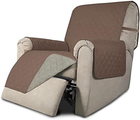Easy-Going Reversible Couch Cover, Recliner 22 in, Brown/Beige by Easy-Going