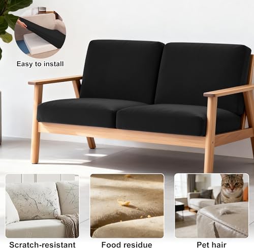 4 Pcs Outdoor Cushion Covers, Patio Sofa Cushion Covers Replacement - Image 4