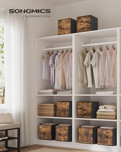 SONGMICS Storage Cubes, Set of 8, 11-Inch Foldable Closet Organizers - Image 2