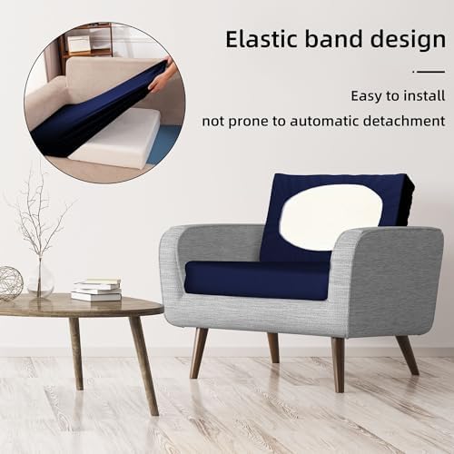 8 Pcs Outdoor Cushion Covers, Patio Sofa Cushion Covers Replacement - Image 6