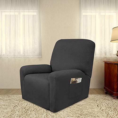 PureFit Stretc Recliner Chair Covers Fleece Soft Couch Covers for Sofa - Image 2