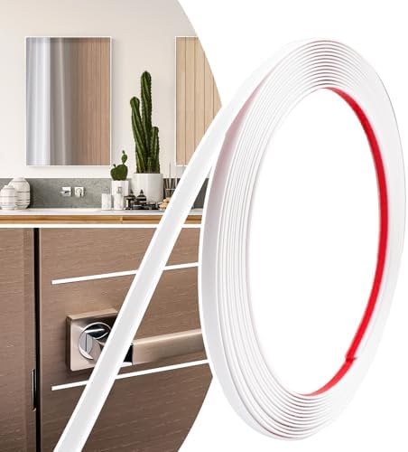 0.25in x 20Ft Peel and Stick Wall Molding Trim, Flexible Trim by JSIWOTH