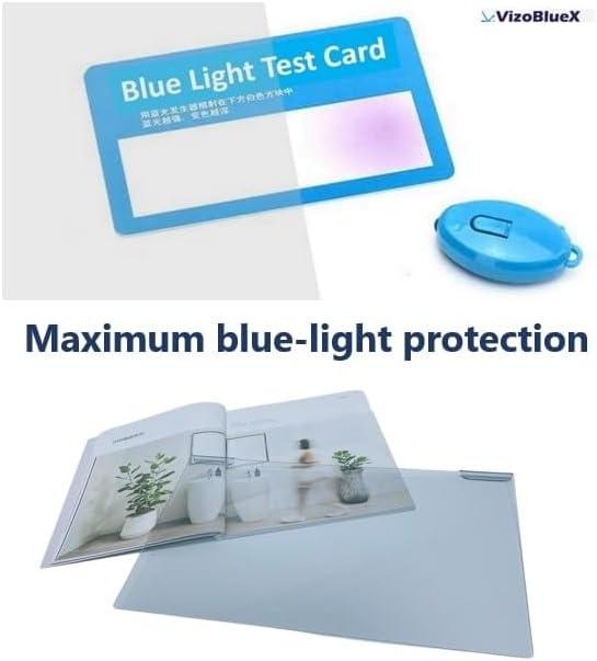 VizoBlueX - 13 inch Blue Light Blocking Screen Protector Filter for Apple MacBook Pro & Air 13 with diagonal 13.6 or 13.3 inch. Panel - Hanging Type (W 11.9" X H 7.9") - Image 4