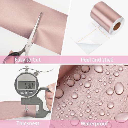 WESTICK Stainless Steel Mirror Frame Border Rose Gold Bulletin Board Trim - Image 6