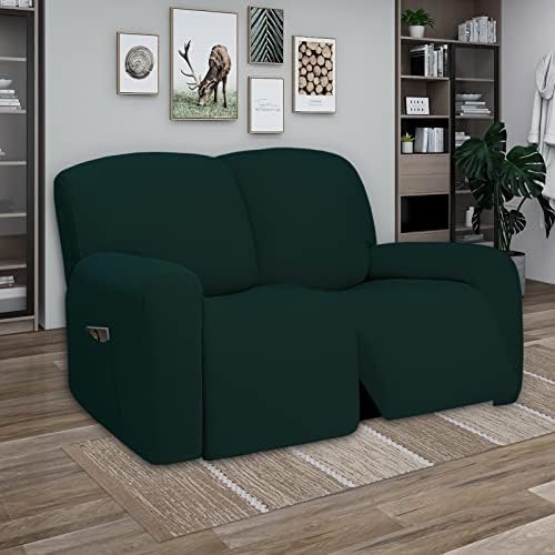 PureFit Super Stretch Loveseat Recliner Sofa Couch Cover with Pocket - Image 2