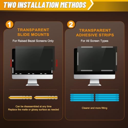 32 Inch Computer Monitor Privacy Screen, Blue Light Filter - Image 6