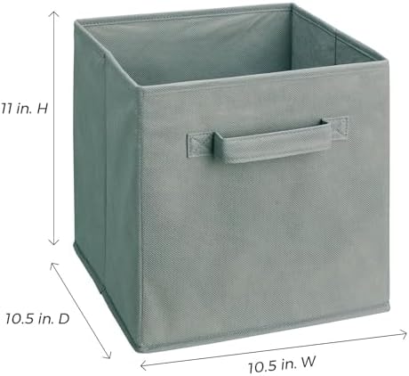 ClosetMaid 18657 Cubeicals Fabric Drawer, Gray, 2-Pack - Image 5
