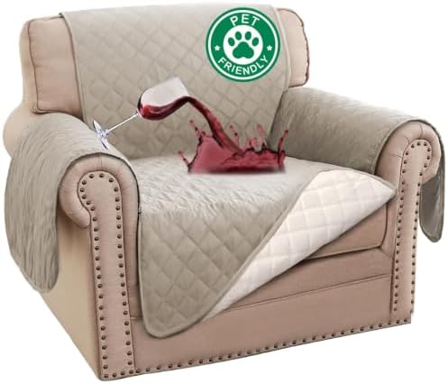 Turquoize 100% Waterproof Chair Covers Couch Covers for Dogs, Chair 28" by Turquoize