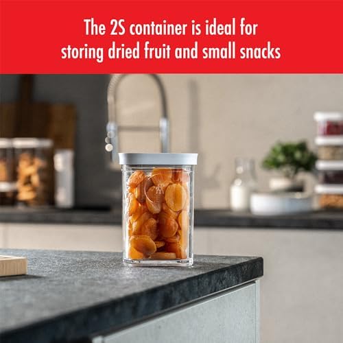 ZWILLING Fresh & Save Cube Boxes, Plastic, Airtight Dry Food Storage Container, Small Medium Height Cube, 2S Container, .87-qt - Image 2