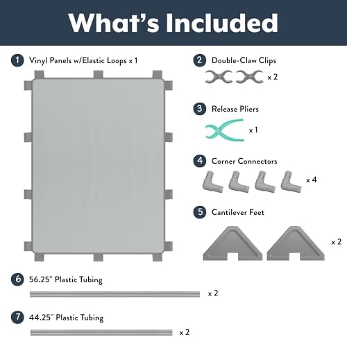 Children's Factory PlayPanel Room Divider 59.5" x 47.5", Glacier Gray - Image 4