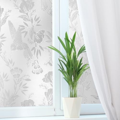 Anna Window Privacy Film by Artscape - Decorative Privacy Frosted Glass Design, Static Cling, Day and Night Privacy, UV Protection, Easy to Apply and Removable, Made in USA - 24 x 36 Inch by Unknown